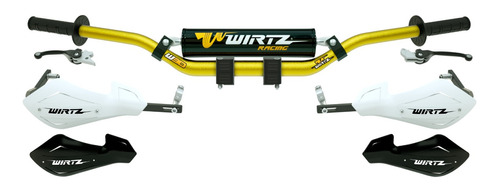 Manubrio Wirtz® W3d 28mm Manijas Rebatibles Honda Tornado 
