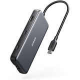 Hub Usb-c - Anker - 2 Usb-a - 1 Usb-c - Hdmi - Sd - Pd - Red