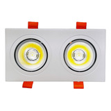 3 Pack Spot Led Doble 14w Moderno Con 2 Modulos Dirigibles