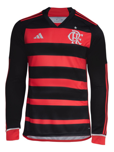 Camisa Flamengo I Manga Longa 24/25 adidas