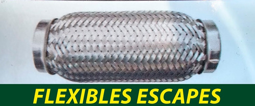 Flexible De Caño Escape / Acero Inoxidable 3 (76mm) X 20 Cm