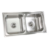 Cuba De Aço Inox Dupla Pia De Cozinha Stanox 