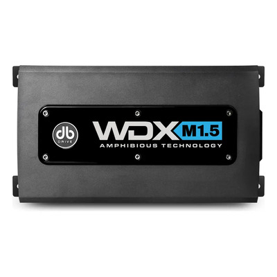 Amplificador Marino De Audio Db Drive Wdxm1.5 Amphibious Series Monoblock 1 Canal Clase D Full Range 1500 Watts 1 Ohm Color Negro | Meses sin interés