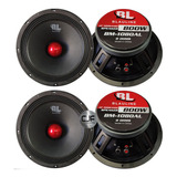 2 Woofer Medio 10 PuLG Bm 1080 Al Blauline 800w Auto Car Cjf