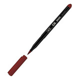 Caneta Brush Pen Cis Aquarelável Pincel Marcador Artístico Cor 15 - Vermelho Escuro