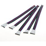 Conector Rgbw Simple - Ficha Micro Pin A 15cm Cable Rgbw