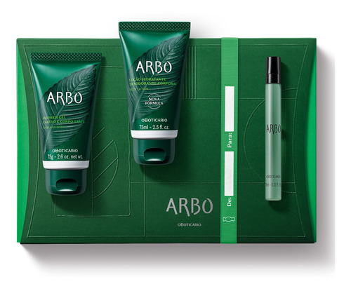 Kit Presente Arbo Masculino O Boticário (3 Itens)