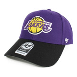 Gorra 47 Brand Los Angeles Lakers Morado Con Negro