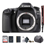 Canon Eos 80d Dslr Camera (c004) - Paquete De Inicio (renov.