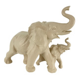 Figura Decorativa Duo Elefantes