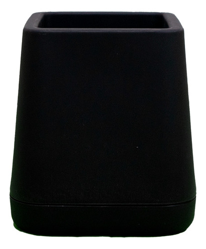 Maceta Minimalista Interior Exterior Cubo Negro Elegante