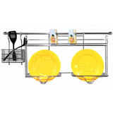 Kit Cocina Escurridor Secaplatos Colgante! 3 Piezas! 90 Cm