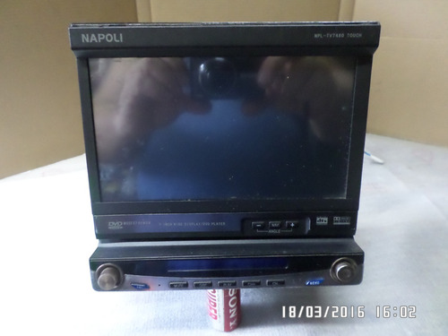 Monitor Dvd Retratil Napoli 4180 Tv Com Defeito,no Estado