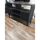 Mesa Tv Rack ,mesa Ratona Escandinavo De Pino Y Escritorio 