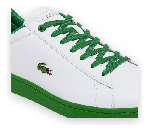 Tenis Lacoste Hydez Blanco Y Verde 