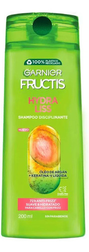 Pack Shampoo Garnier Fructis Hydra Liss 200 Ml