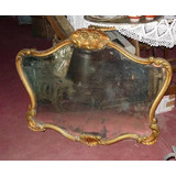 Antiguo Espejo Frances Dorado Cristal Biselado 90x50 (2151)