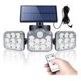 130 Led Jardin Lampara Solar Exterior Led Con Sensor Control