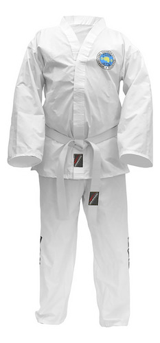 Traje De Taekwondo Itf Wtf Dobok Talle 5a 7 Oficial Uniforme