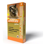 Combo Advocate Gatos 0,4ml Até 4kg - 3 Pipetas 