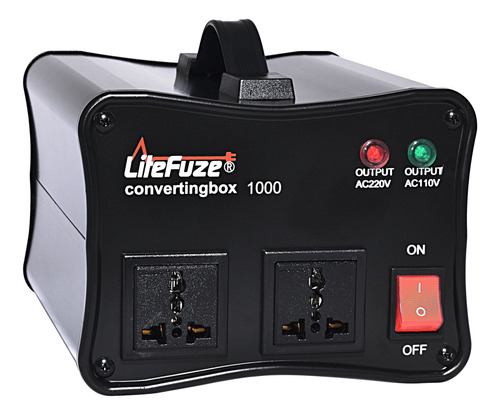 Litefuze Convertingbox 1000-black 1000w Auto Voltage Convert