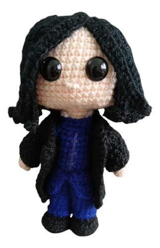 Crochet,amigurumi,peluche,adorno,muñeco Snape - Harry Potter