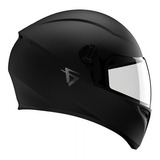 Casco Moto Vertigo V50 Monochrome Negro Mate L