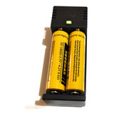Kit 2 Bateriasjyx 18650 9800mah 3.7v A4,2 Carregador Duplo