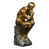 Estatua De Resina Thinker, Escultura De Figura Abstracta, Ar