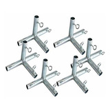 Gazebo -  Buildline 6pc - 4 Way Flat Edge Connector/joiner 1