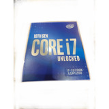 Procesador Intel Core I7 10700k 10ma Generación