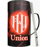 Vaso Guira Union De Santa Fe Club Futbol Oficial C/ Raspador