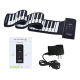 Piano Midi Electrónico Enrollable Portátil 61 Teclas