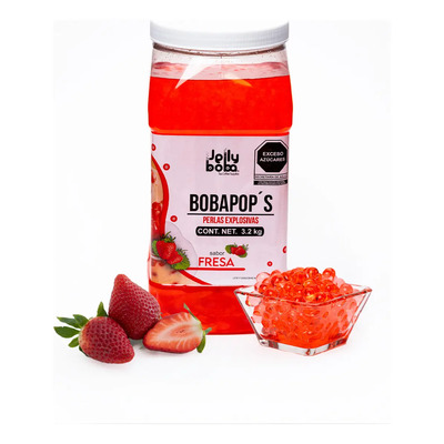 Bobapop´s De Fresa Jellyboba 3.2kg - Perlas Explosivas | MercadoLibre