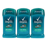 Desodorante Degree Men Cool Comfort, 3 Pack 150ml.