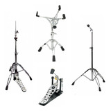 Set Fierros Soporte Batería Redo Hi-hat Platillo Pedal Sale%