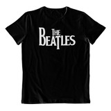 Polera Estampada - Dtf - Gran Logo De Banda Beatles