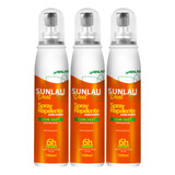 Henlau Repelente Spray Sunlau Deet 3 Kit 100 Ml