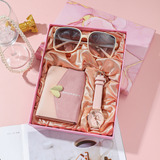 3pcs/set Prácticos Lotes De Regalo Lentes De Sol Monedero