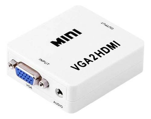 Conversor Adaptador Vga A Hdmi Full Hd Audio Video-vga2hdmi