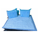 Cubre Cama O Sabanitas Desechables 10 Piezas Azul 90x55 Cm