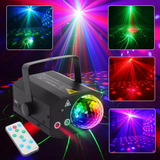 Canhão Laser Raio Holográfico Rgb + Controle Balada Dj Festa