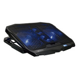 Base Notebook Nbc-100bk C3tech Gamer Para Jogo 4 Coolers Led