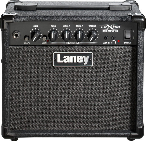 Amplificador De Bajo Eléctrico Laney Lx15b Color Negro 220v