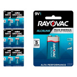 7 Baterias Alcalinas Rayovac 9v