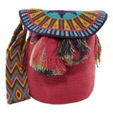 Mochila Wayuu Con Tapa Grande Envio Gratis 