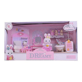 Familia De Conejos Juego De Muebles Simil Sylvanian