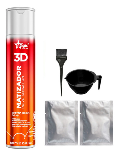 Kit Matizador Ruivo Intenso Sensation Magic Color 300ml