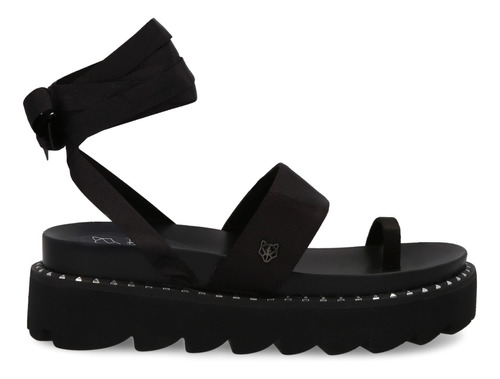 Sandalias Plataforma Negra  1573901