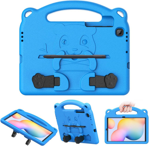 Funda Moko Para Niños Samsung Galaxy Tab S6 Lite Azul